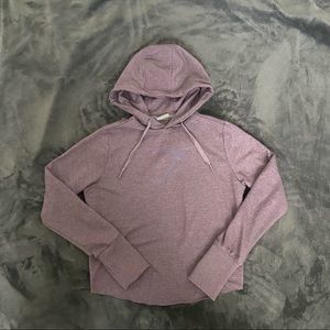 Gymshark cropped cross-back hoodie in purple